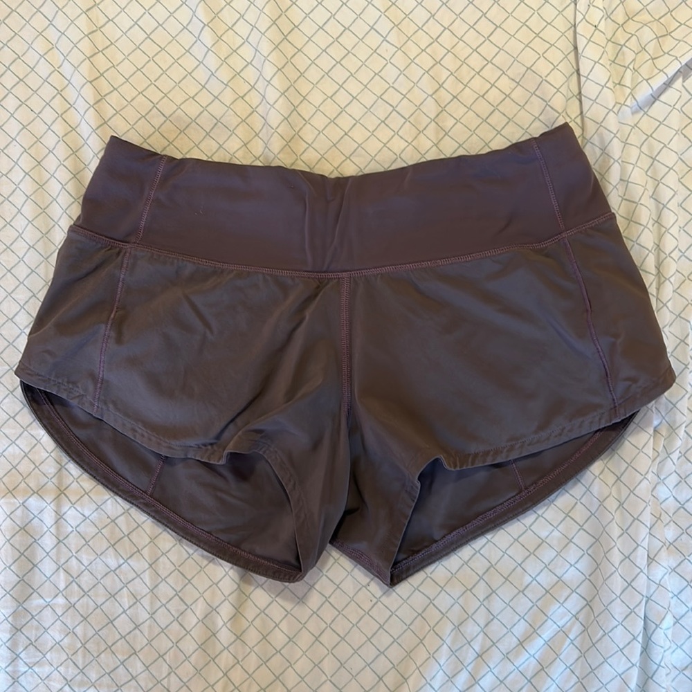 Lululemon speed up 2.5in shorts purple